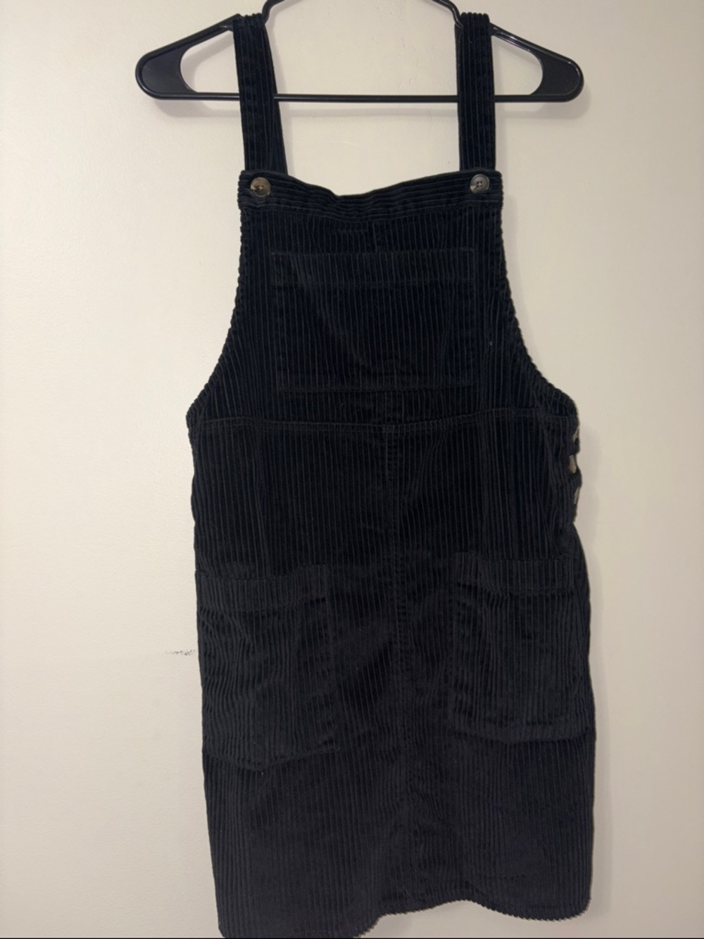 wild fable Black Corduroy Pinafore Dress